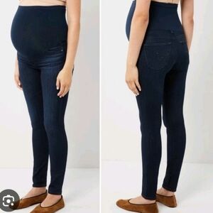 Adriano Goldschmied Women's Dark Wash Skinny Maternity Jean 30R